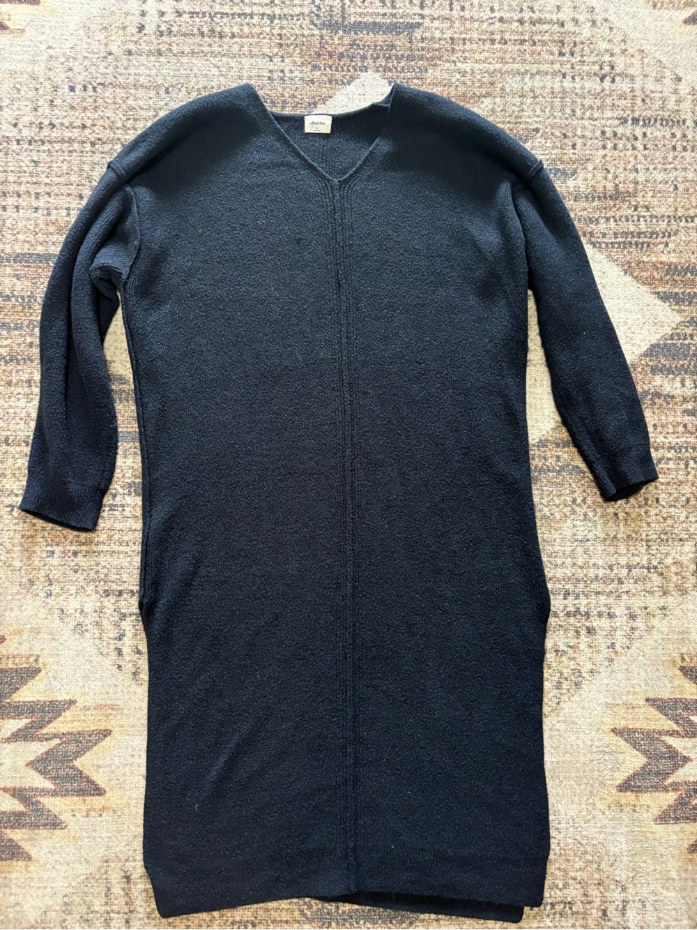 Wilfred Free Black Midi Sweater Dress Size Medium